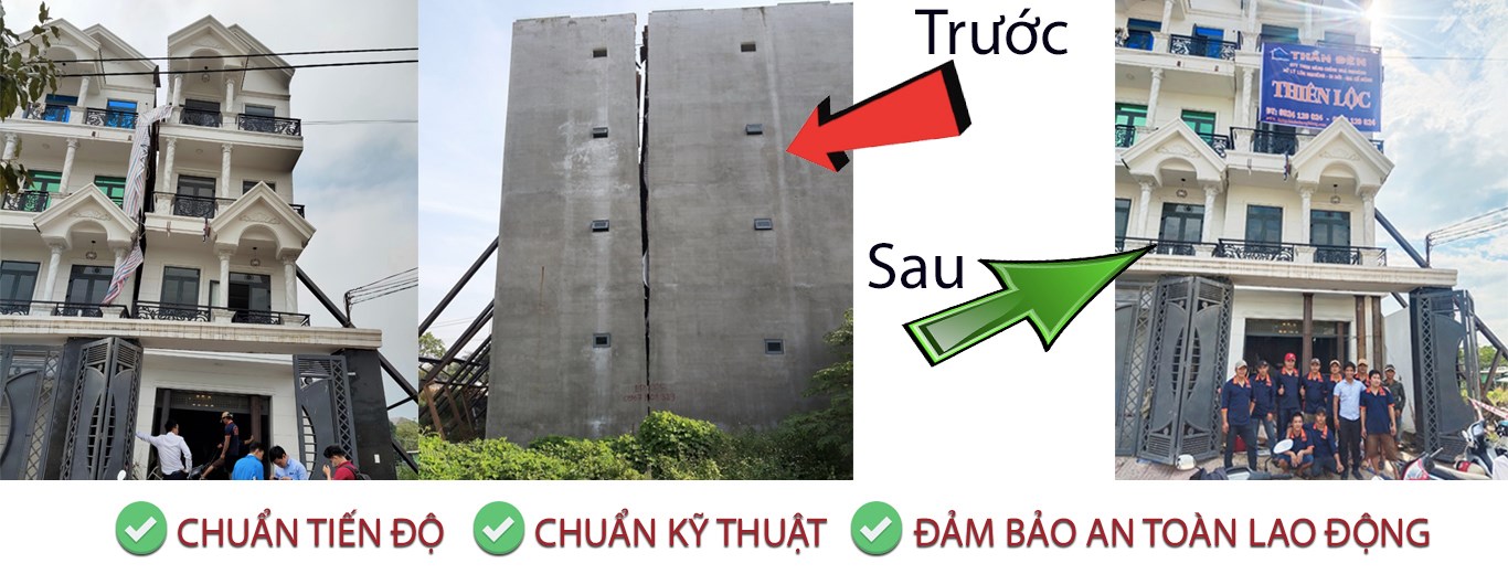 Bình Dương: Căn nhà mới xây bị nghiêng 0,5m đã trở lại vị trí ban đầu | Tin tức mới nhất 24h - Đọc Báo Lao Động online - Laodong.vn