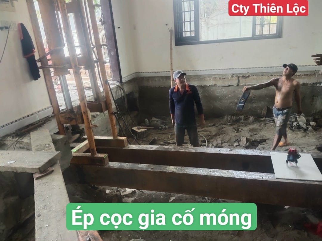 Xử lý nền móng tại Giáo xứ Đồng Tâm được nâng cao 1m4 